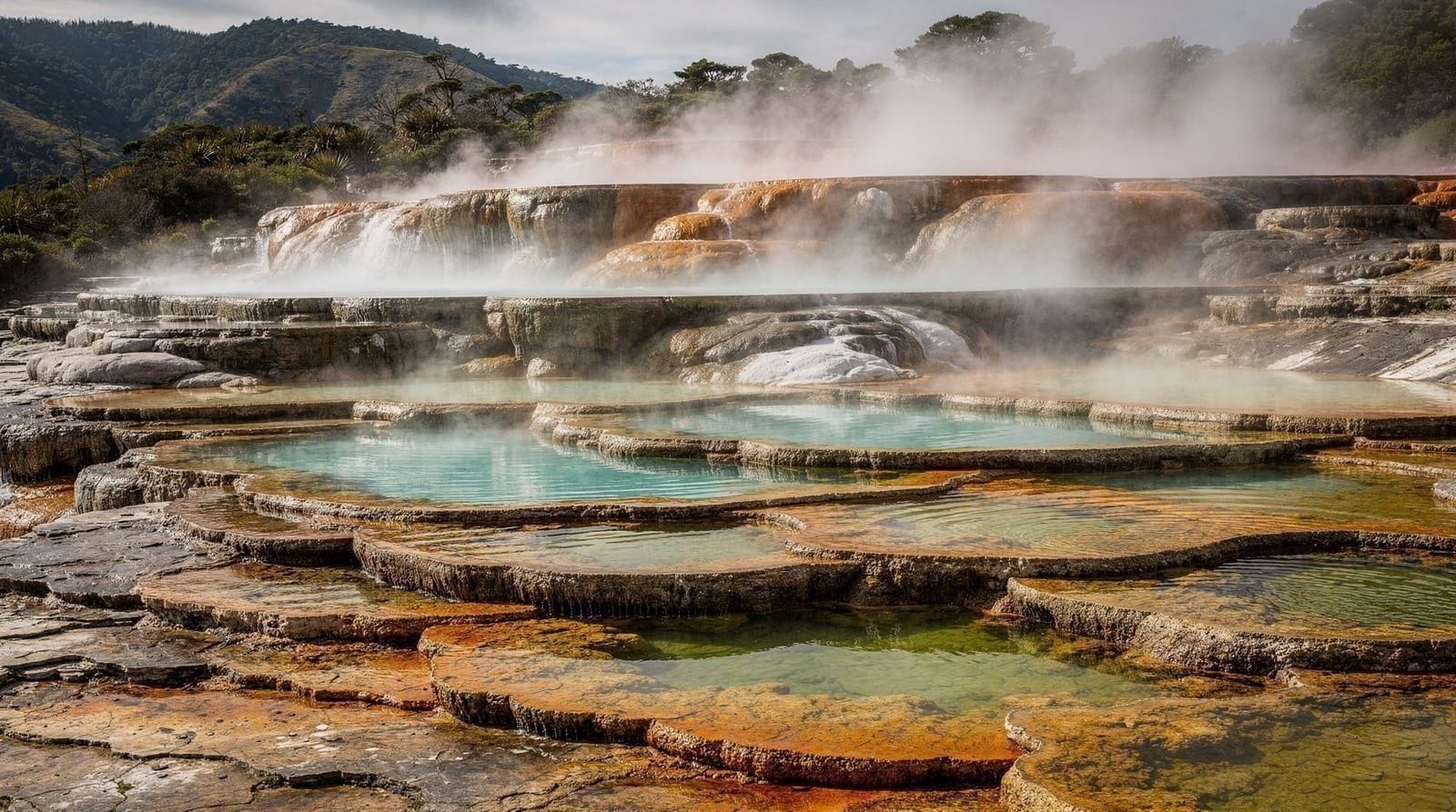Rotorua: Wai o tapu thermal park and lady knox geyser entry ticket