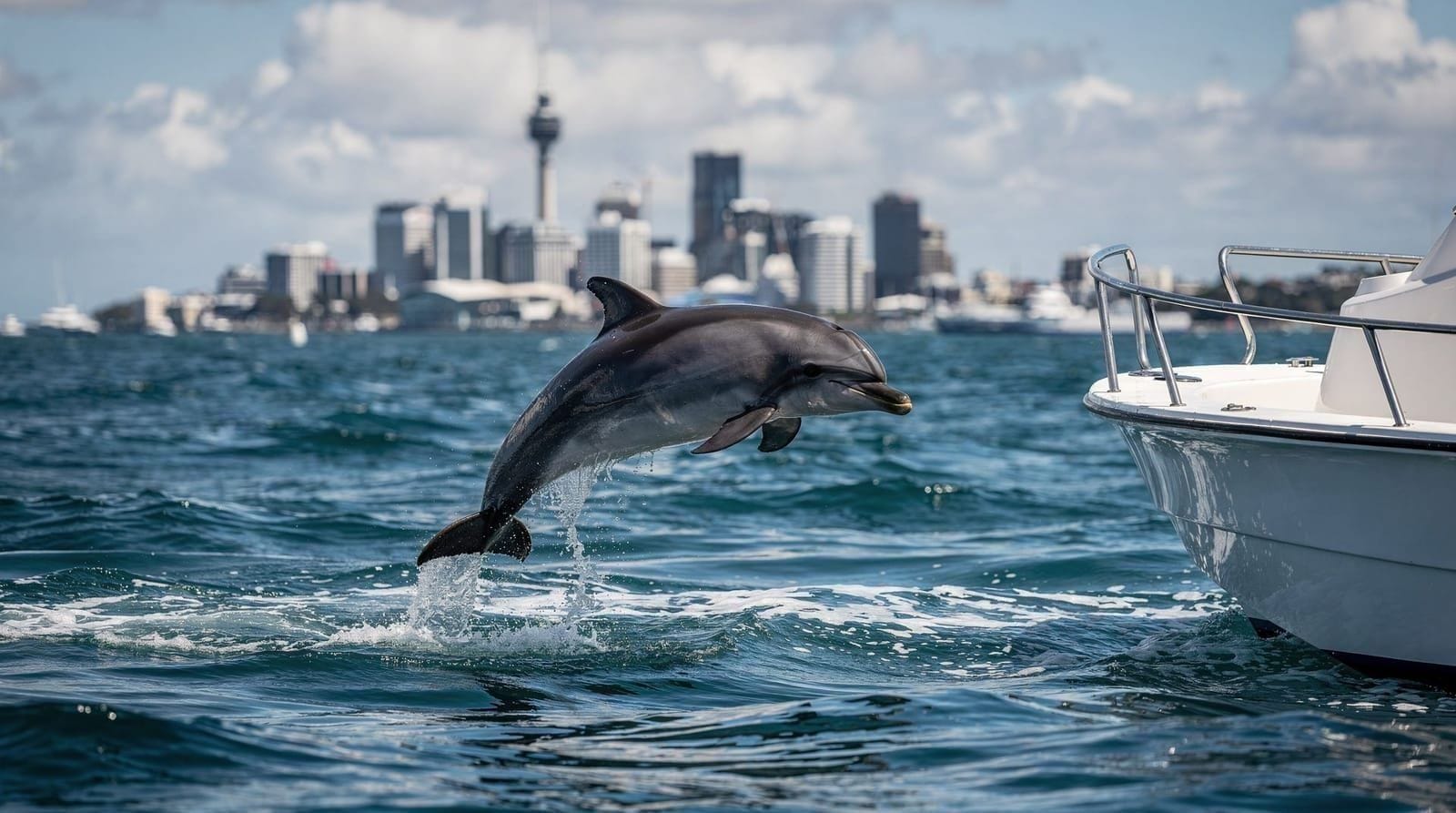 Auckland: Whale dolphin safari